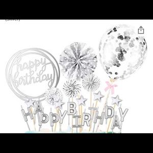 Birthday cake topper